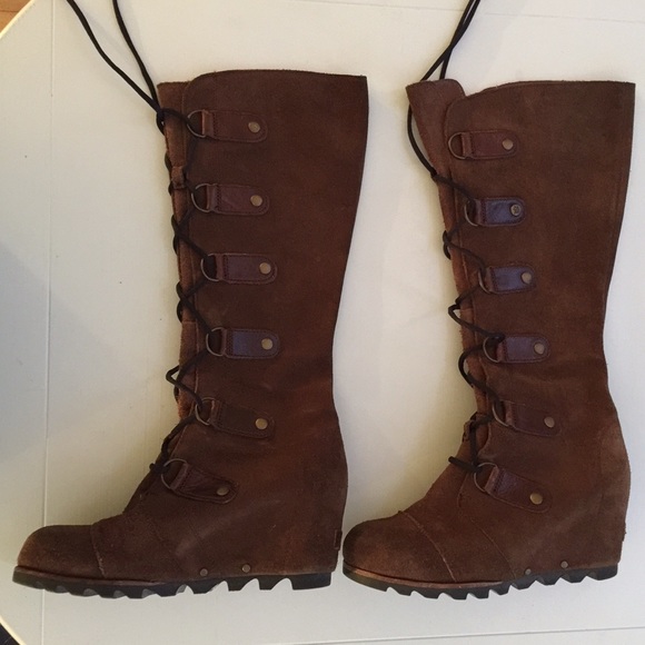 SOREL❤️JOAN OF ARCTIC CATE THE GREAT TALL WEDGE - Picture 2 of 8